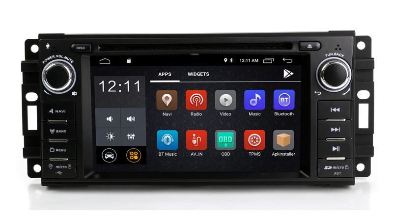 Android WiFi-4G Car CD DVD Player GPS Navigation Radio For Dodge Grand