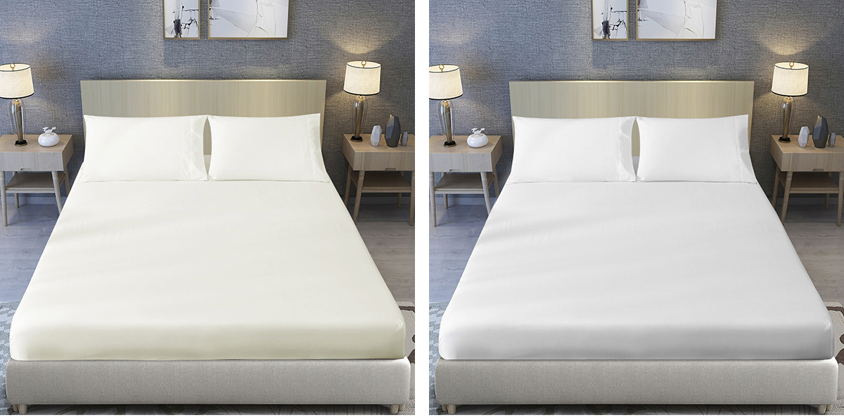 4 Pack FLAT & FITTED Sheet Sets Single/King Single/Double/Queen/King