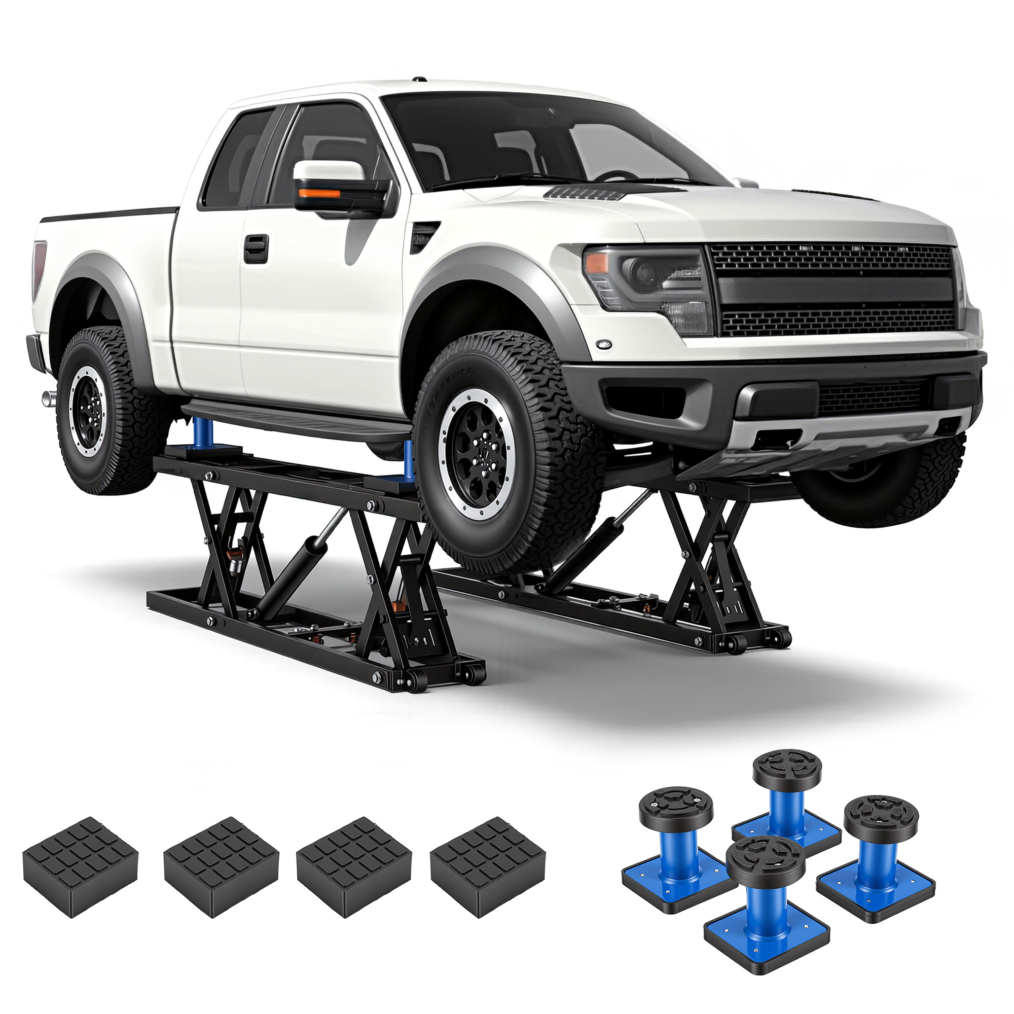 Portable Car Lift 7000LBS AECOJOY Quick Jack Hydraulic Lift for